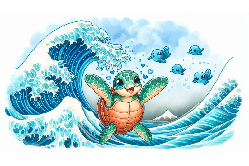 sea-turtle-and-emotion-wave