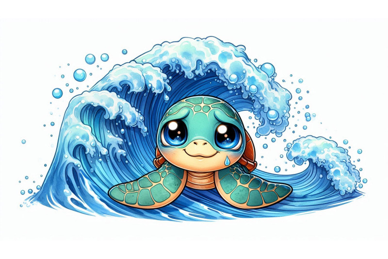 sea-turtle-and-emotion-wave