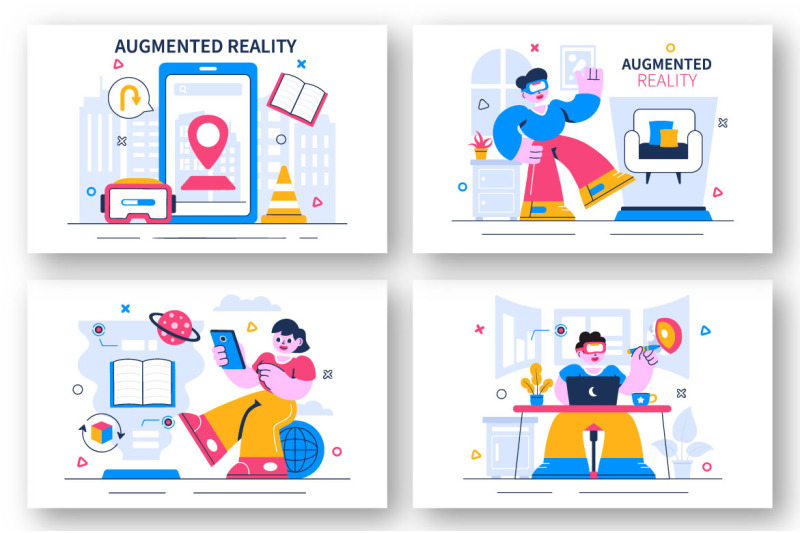 11-augmented-reality-vector-illustration
