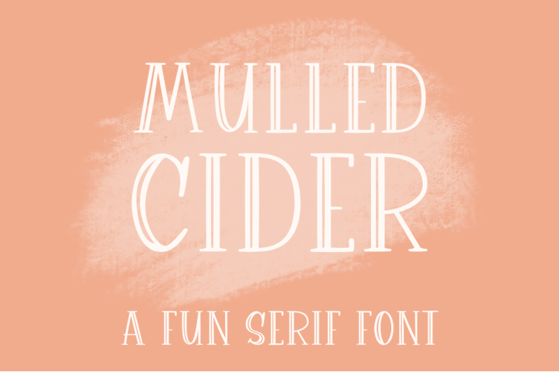 mulled-cider-handwritten-font
