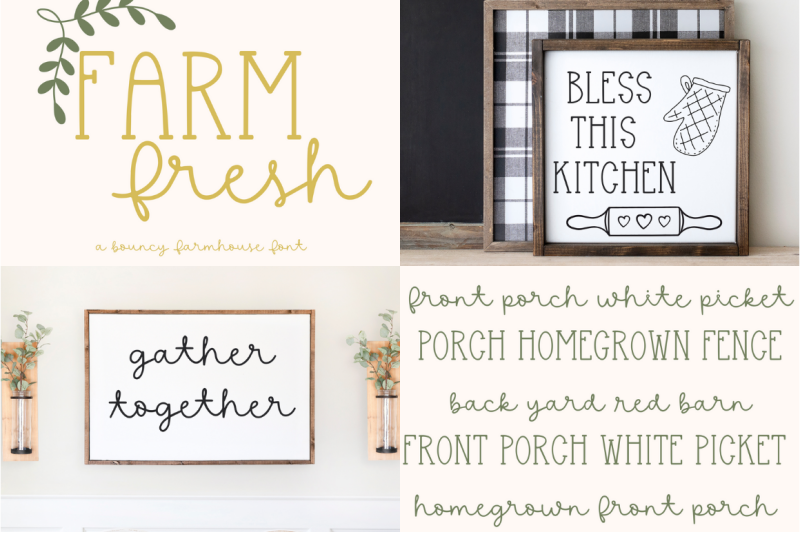 farmhouse-font-bundle