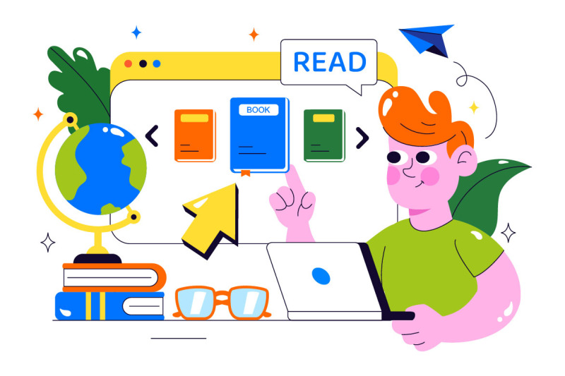 10-digital-library-illustration