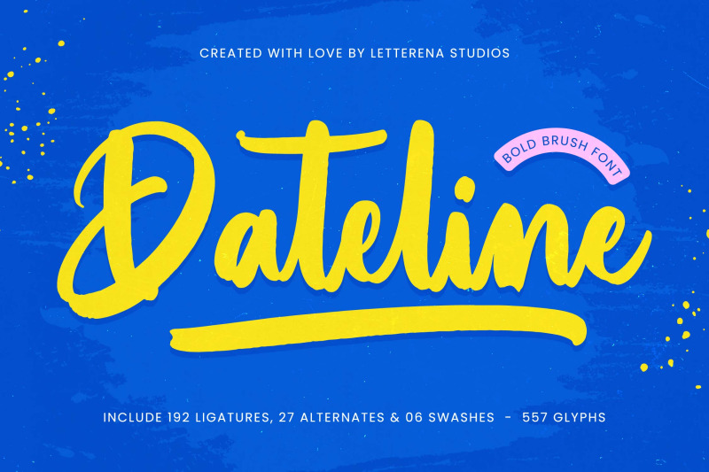 dateline-bold-brush-font