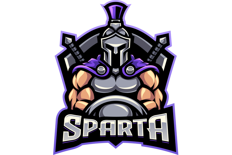 sparta-esport-mascot-logo-design