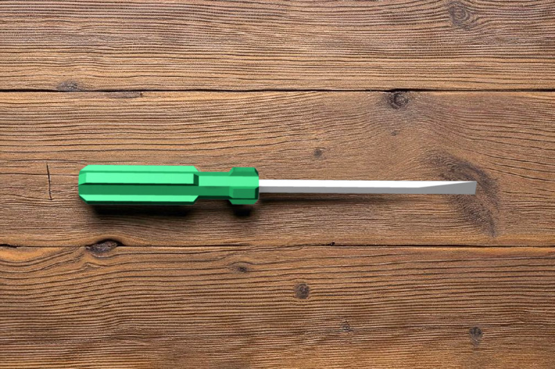 flat-screwdriver-3-papercraft