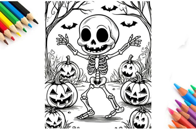 halloween-coloring-pages-skeleton-color-page-printable