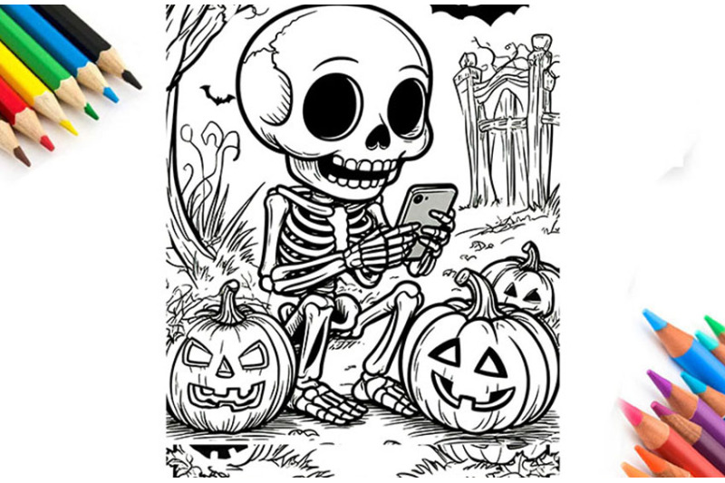 halloween-coloring-pages-skeleton-color-page-printable