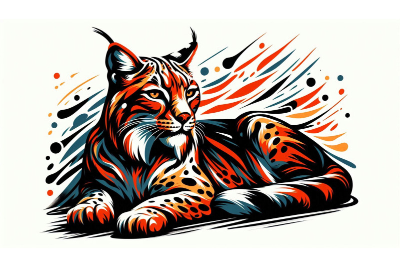 bold-lynx-in-fauvist-strokes