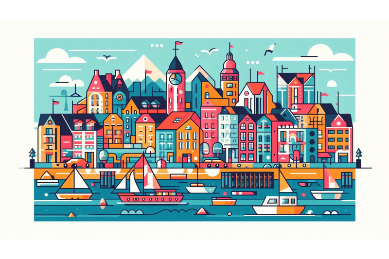 bright-coastal-town