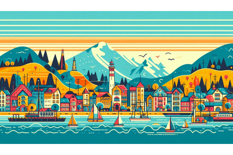 bright-coastal-town