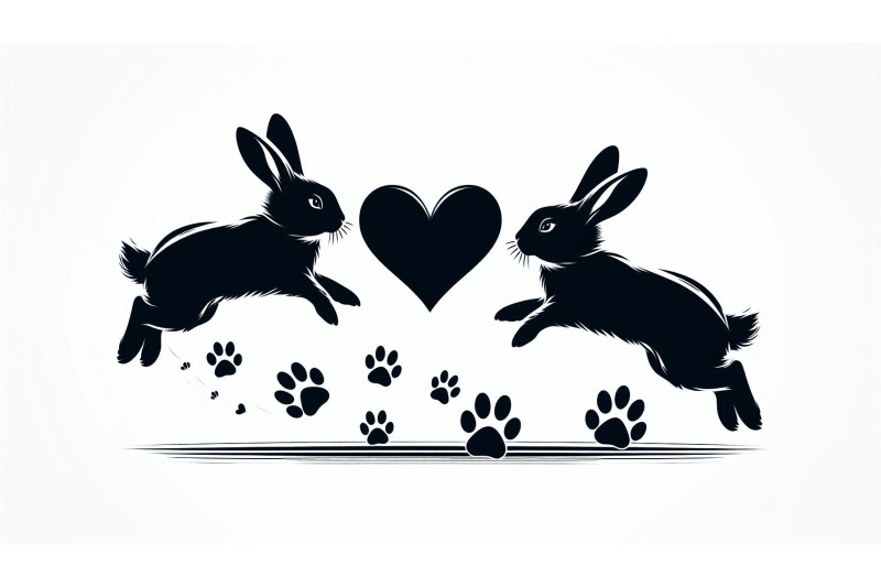 bunnies-heart-prints