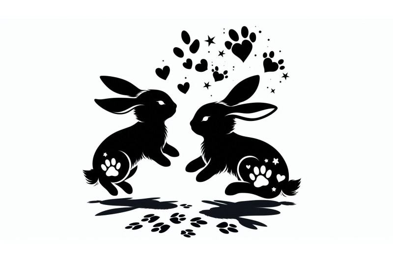 bunnies-heart-prints