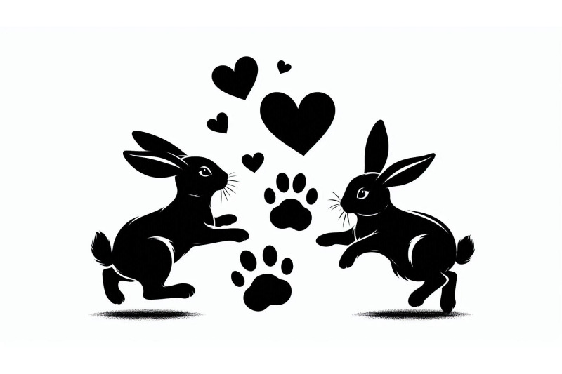 bunnies-heart-prints