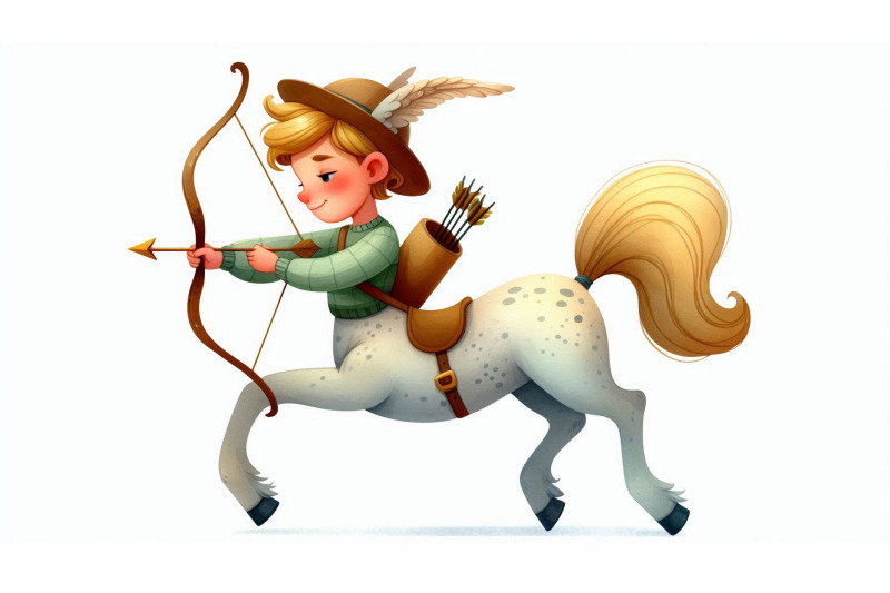 cartoon-centaur-bow-vector