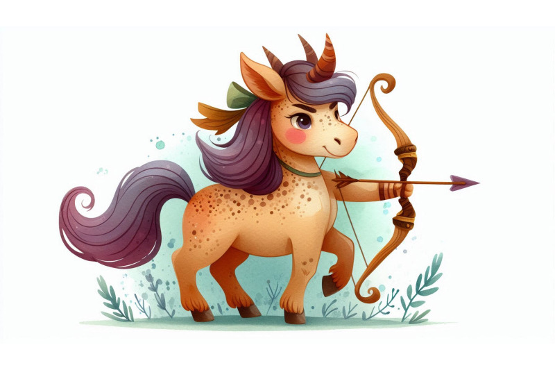 cartoon-centaur-bow-vector