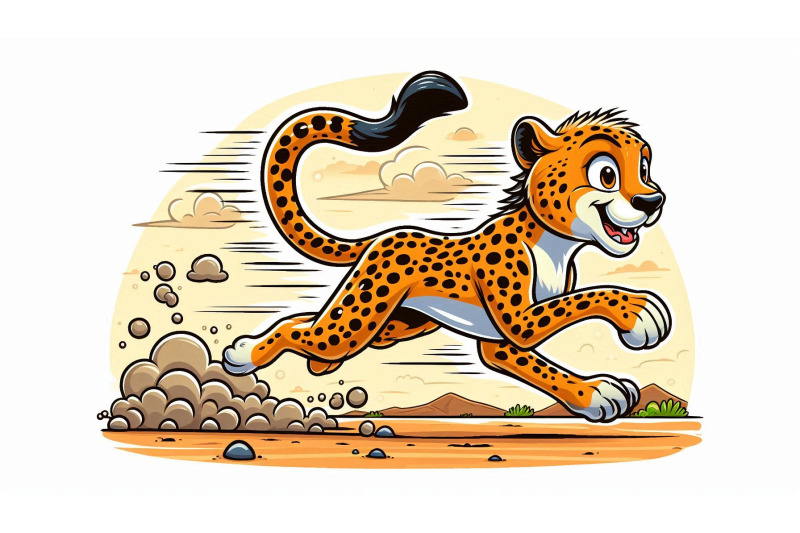 cartoon-cheetah-running-vector