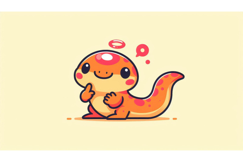 cartoon-salamander-vector-style