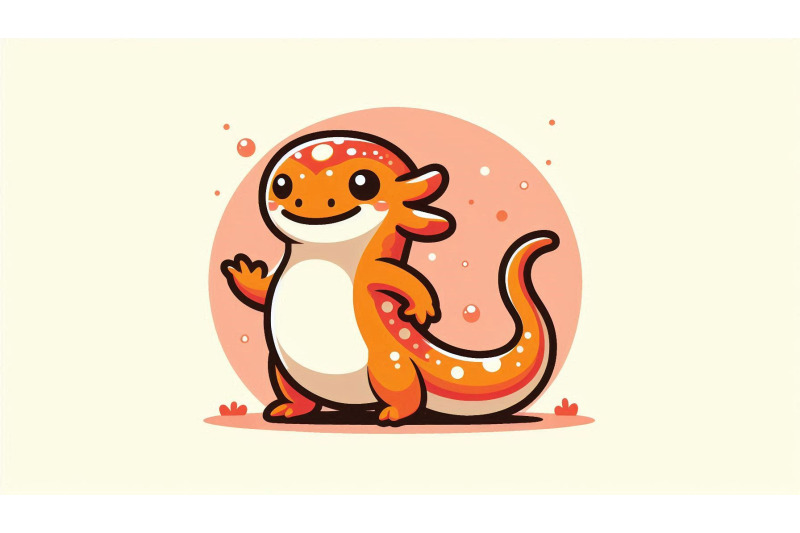cartoon-salamander-vector-style