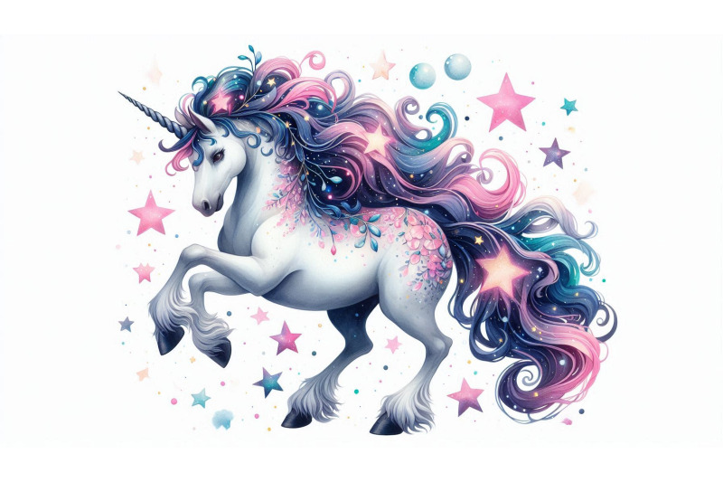 celestial-unicorn-pink-stars
