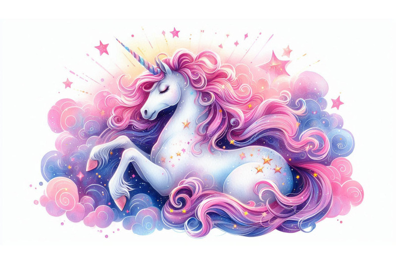 celestial-unicorn-pink-stars