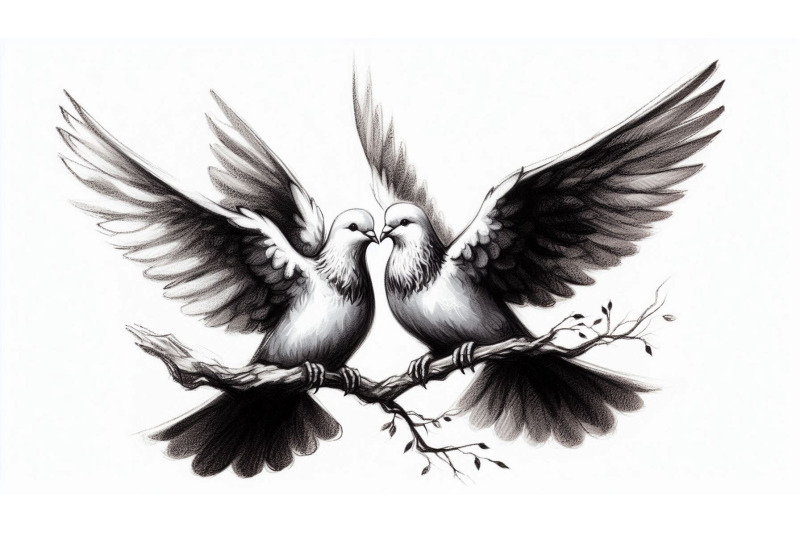 charcoal-doves-in-love