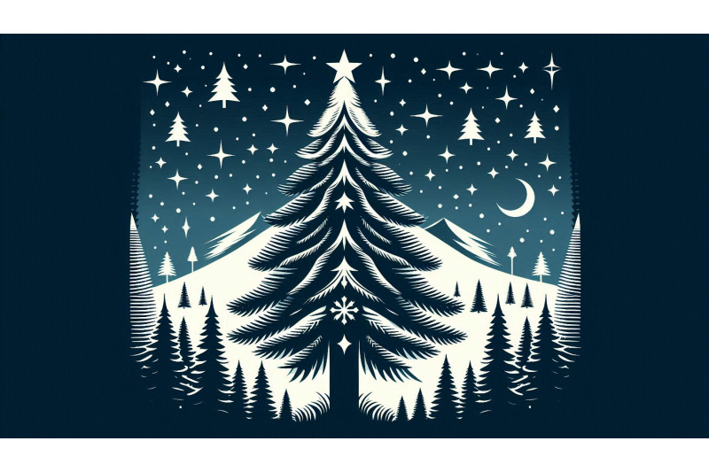 classic-pine-tree-holiday-design