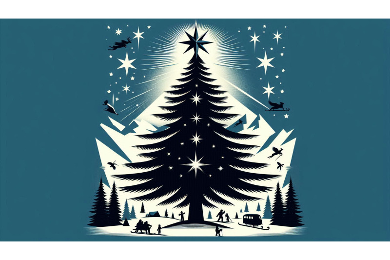 classic-pine-tree-holiday-design