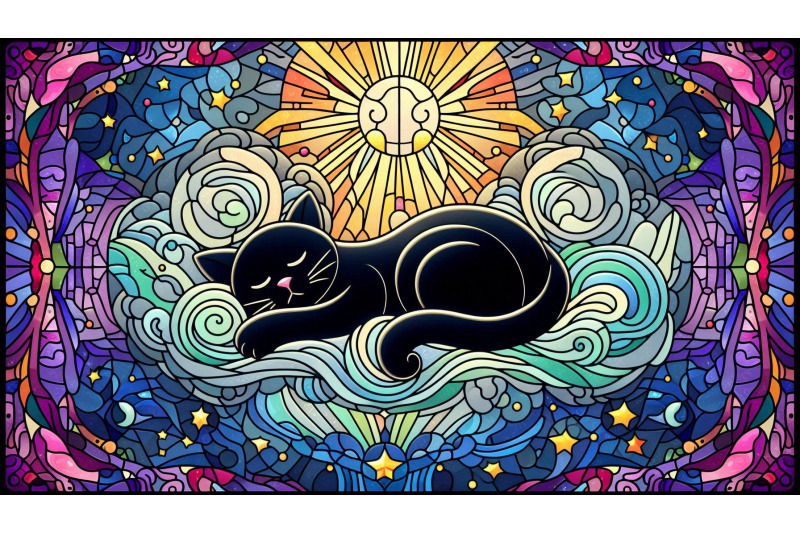 cloud-cat-glass