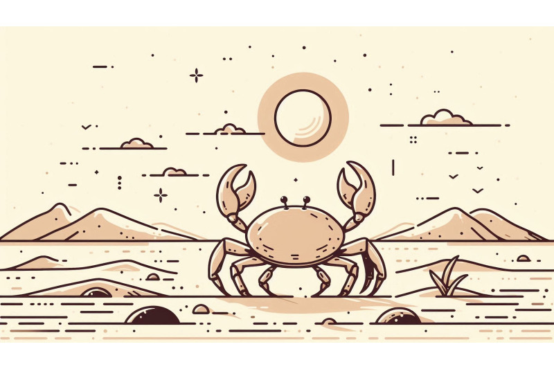 crab-sandy-beach