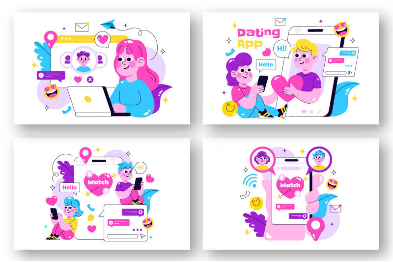 10-online-dating-app-illustration