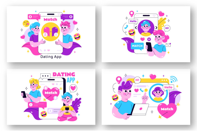 10-online-dating-app-illustration
