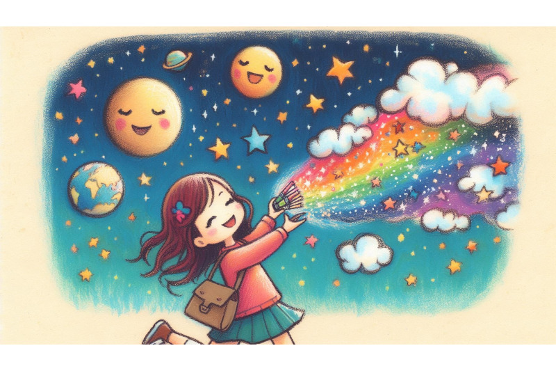 crayon-girl-sending-dreams