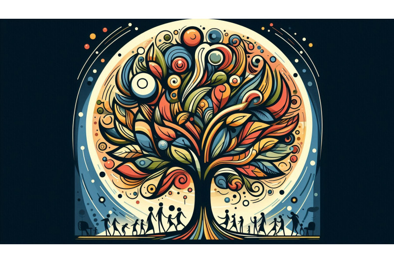 creative-abstract-tree-artwork