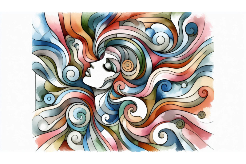 cubist-girl-swirling-hues