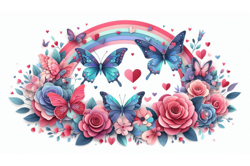 cut-paper-romantic-butterflies