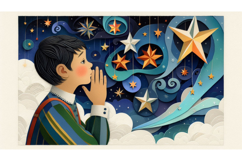 cut-paper-whispering-stars