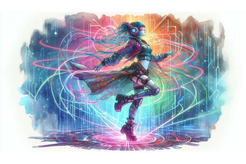 cyberpunk-girl-digital-aurora