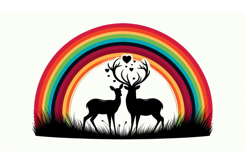 deer-heart-rainbow