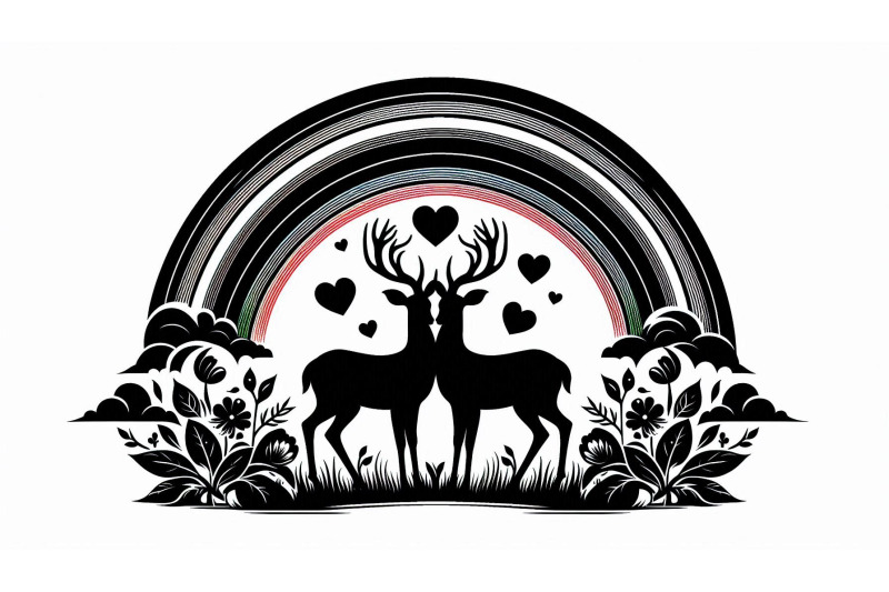 deer-heart-rainbow
