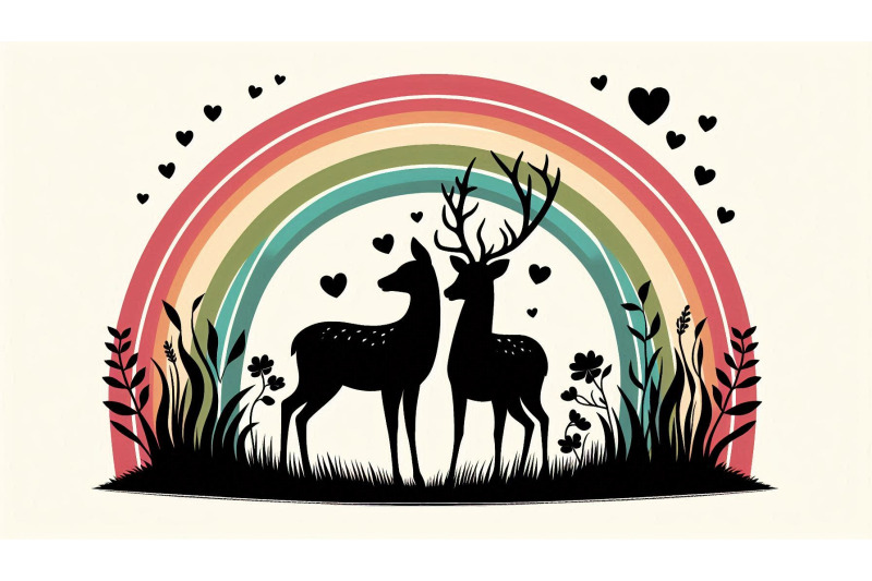 deer-heart-rainbow
