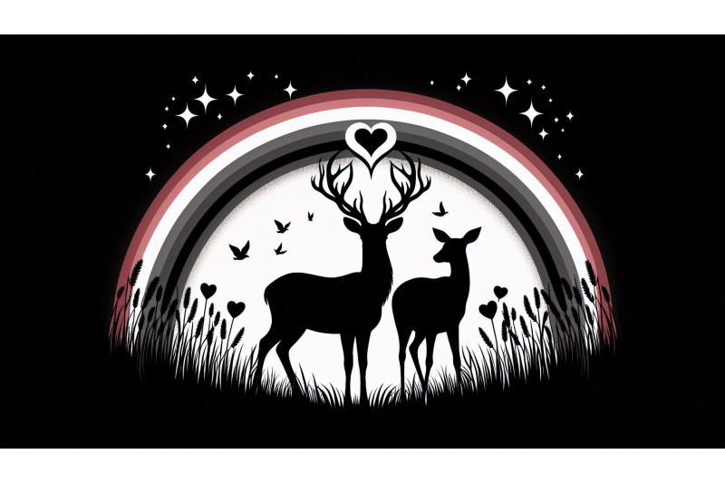 deer-heart-rainbow