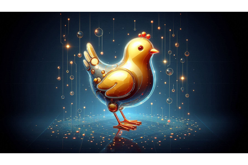 digital-chick-with-glossy-shine
