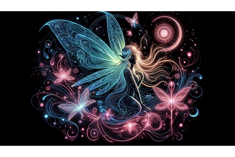 digital-neon-fairy
