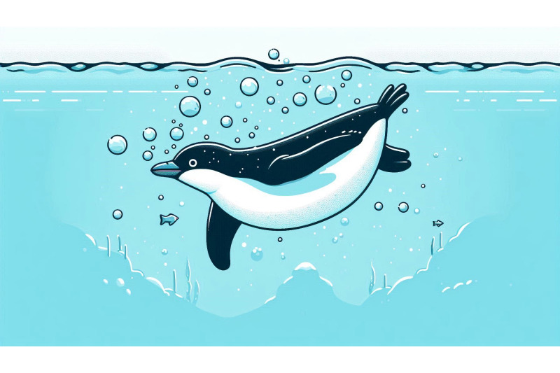 diving-underwater-penguin