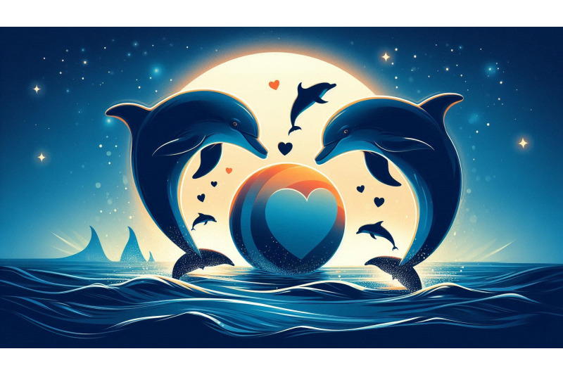 dolphins-heart-ball