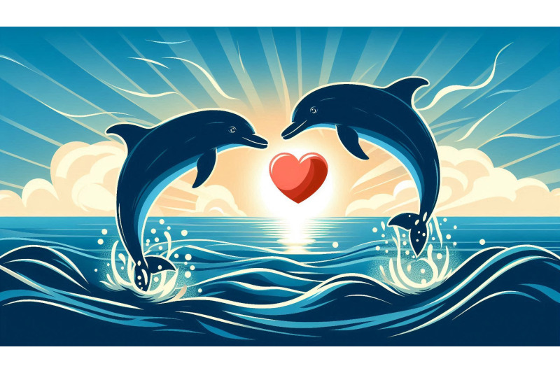dolphins-heart-ball
