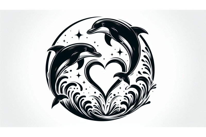 dolphins-heart-hoop