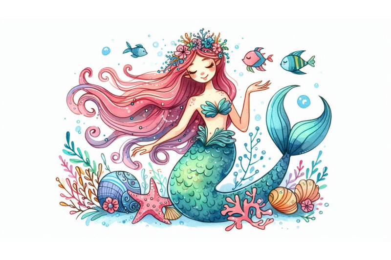 doodle-mermaid-character-sketch