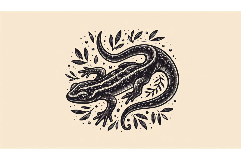 doodle-newt-illustration-sketch