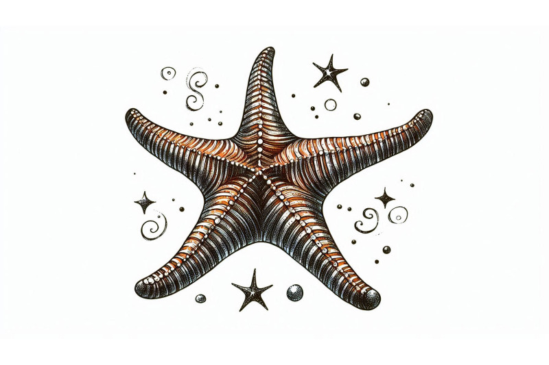 doodle-starfish-sketch-illustration